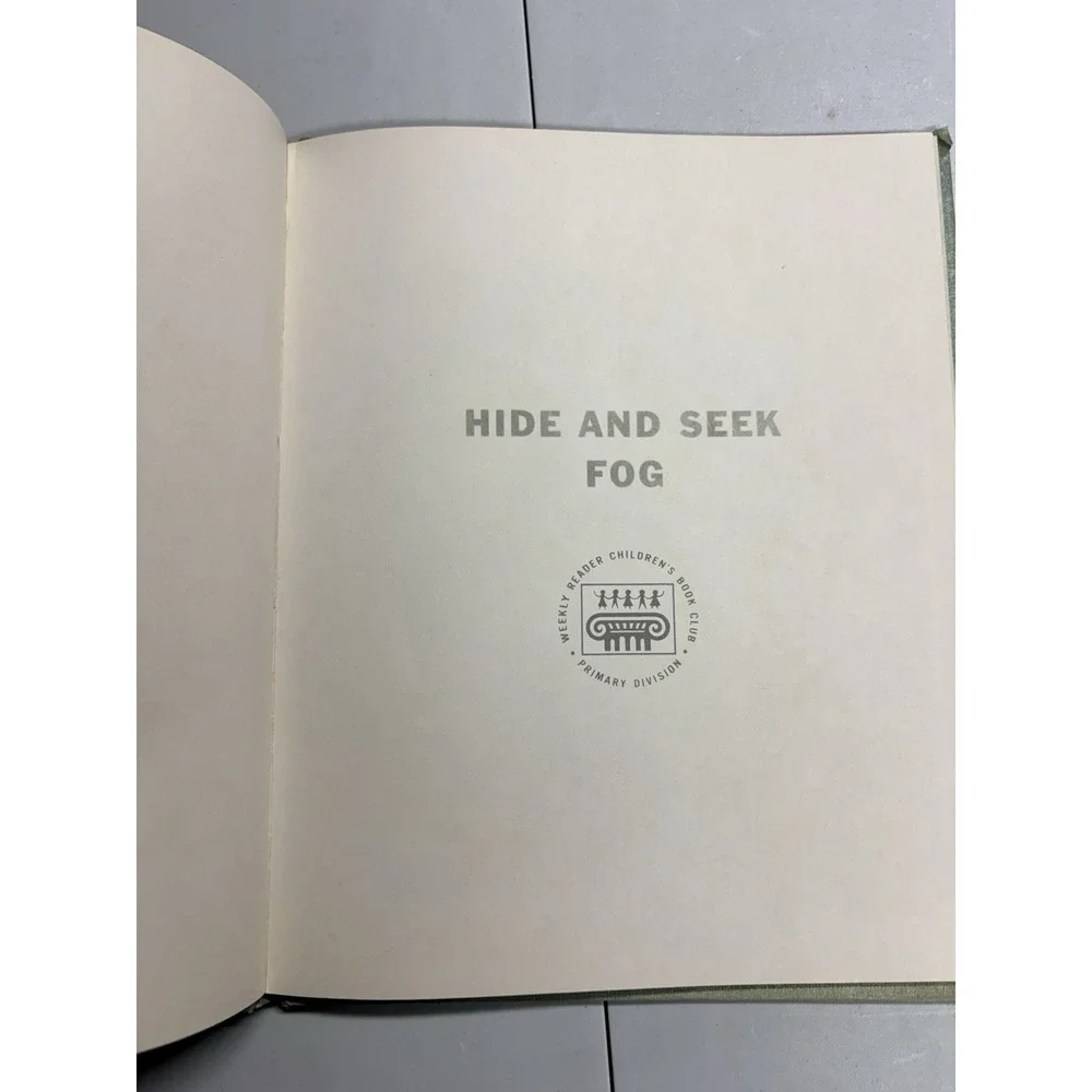 Vintage Hide And Seek‎ Fog Alvin Tresselt Hardcover 1965